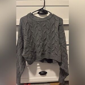 Woman’s Gray Sweater
